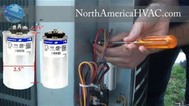 Can a run capacitor be replaced on an AC unit?