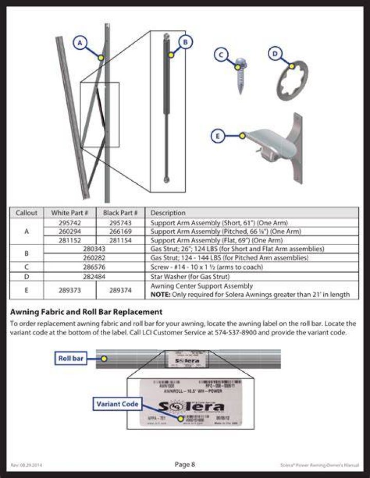 What does it mean when power awning is not working?